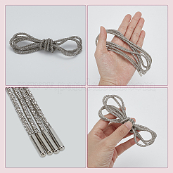 Cordones de goma con rhinestone&nbsp;AJEW-WH0752-498A