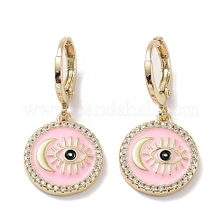 Orecchini pendenti a leva in ottone dorato&nbsp;EJEW-L269-002G-02