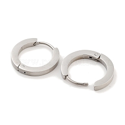 Orecchini a cerchio huggie in acciaio inossidabile 304 satinato anti-ossidazione per donna&nbsp;EJEW-C096-31C-P