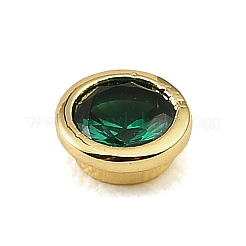 Messing-Pavé-Zirkonia-Cabochons&nbsp;CU-CBA30E8-03G-08