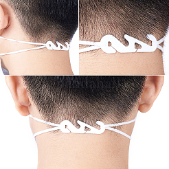 Cordino regolabile in plastica con gancio per cuffia&nbsp;AJEW-TA0017-04