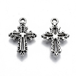 Pendente in lega stile tibetano&nbsp;X-TIBEP-N009-052AS-RS