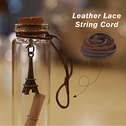 10 cordon plat en cuir PU&nbsp;WL-DC0001-02B