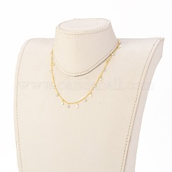 Chaîne gourmette en laiton colliers&nbsp;NJEW-JN03204