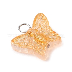 Schmetterlingsanhänger aus sprühlackiertem Glas&nbsp;PALLOY-JF03847-01