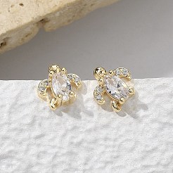 Pendientes de latón&nbsp;EJEW-Q014-15G