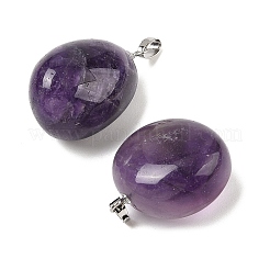 Pendentifs en améthyste naturelle&nbsp;G-A249-04A-02P