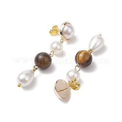 Orecchino a bottone in acrilico&nbsp;EJEW-JE05957