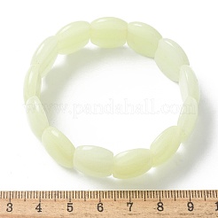 Bracelets extensibles en perles de verre faites à la main pour hommes et femmes&nbsp;BJEW-G738-01A-12
