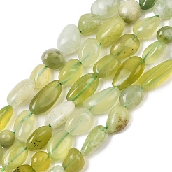 Natur Xiuyan Jade Perlen Stränge&nbsp;G-A284-A04-02