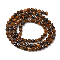 Natürlichen Tigerauge Perlen Stränge&nbsp;G-B190-B03-4mm