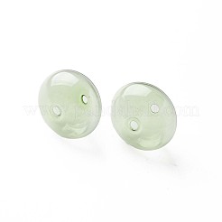 Perle di globo di vetro soffiato a mano trasparente&nbsp;GLAA-T012-52F