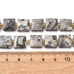 Natürliche Karte Steinperlen Stränge&nbsp;G-F839-A32-01