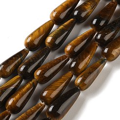 Natürlichen Tigerauge Perlen Stränge&nbsp;G-B192-A01-01