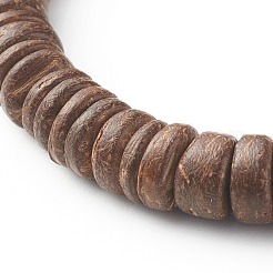 Stretch-Armbänder aus natürlichen Kokosholzperlen&nbsp;BJEW-JB06643