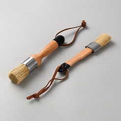 Borstenpinsel-Set mit Birkengriff&nbsp;AJEW-WH20072-01