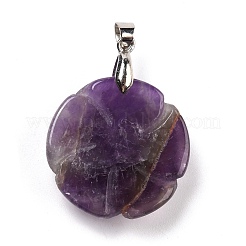 Natürlichen Amethyst Edelsteinanhänger&nbsp;G-I319-02P-02
