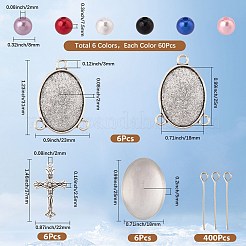 DIY-Schmucksets aus Rosenkranzperlen&nbsp;DIY-SC0029-71