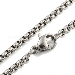 201 collane con ciondolo in acciaio inossidabile&nbsp;NJEW-H030-03P