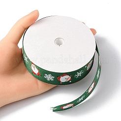 1 Rolle weihnachtlich bedrucktes Ripsband aus Polyester&nbsp;OCOR-YW0001-05B