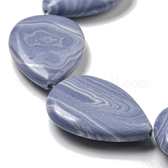 Synthetische blaue Achatperlenstränge&nbsp;G-B071-G02-01