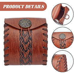 Mittelalterliche Münztaschen aus PU-Leder&nbsp;AJEW-WH20816-198B