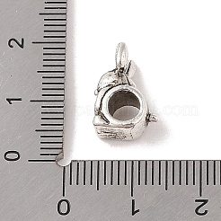 Tibetische Stil Legierung Großlochperlen&nbsp;TIBE-Q090-72AS