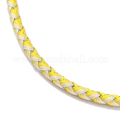 Fabrication de bracelets tressés en cordon polyester&nbsp;MAK-Z003-01G-14