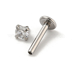 Orecchini a perno filettati in acciaio inossidabile 304&nbsp;EJEW-NH0001-01B-02