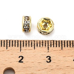 Perles d'espacement en strass en acier inoxydable chirurgical 316&nbsp;X-STAS-L285-001G-01-1