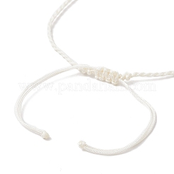 Geflochtene Perlenarmbänder aus natürlichem Karneol und synthetischen Quarzkristallperlen für Frauen&nbsp;BJEW-JB11981