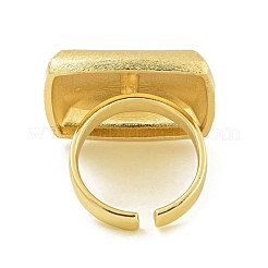 Bagues de manchette ouvertes en laiton pour femmes&nbsp;RJEW-U011-03G-02