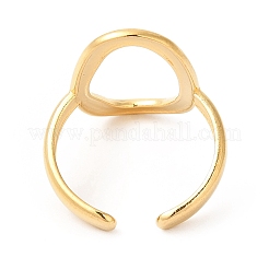 Bague en acier inoxydable 201 avec placage ionique (IP)&nbsp;RJEW-E063-49G