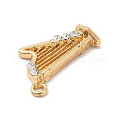 Pendenti con strass in lega di placcatura a cremagliera&nbsp;ALRI-M006-09G