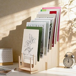 Présentoir de bureau en bois pour cartes de vœux&nbsp;AJEW-WH0752-583