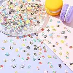 Handgemachter Ton-Cabochon&nbsp;CLAY-CJC0014-04