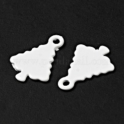 Breloques en acier inoxydable 201 peintes au pistolet&nbsp;STAS-G304-28F