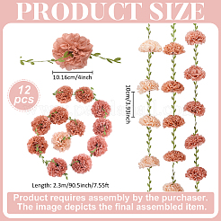108 unidad de bola de flores de papel decorativas de 3 colores para manualidades&nbsp;AJEW-WR0003-55A