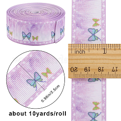 10 Yards bedrucktes Ripsband aus Polyester&nbsp;OCOR-GF0002-36A