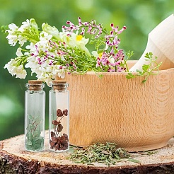 5 stücke 5 arten edelstein chips bonsai baum in spalte glas wünschen flaschen&nbsp;AJEW-YW0001-58