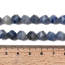 Natürlichen blauen Aventurin Perlen Stränge&nbsp;G-Z119-A38-02