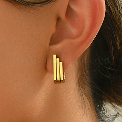 Boucles d'oreilles géométriques en acier inoxydable pour femmes&nbsp;LS-SE9188