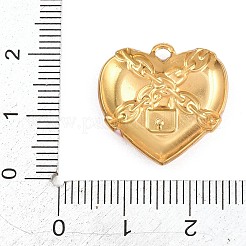 Valentinstag 304 Edelstahl Emaille Anhänger&nbsp;STAS-E524-06A-G