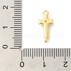 Zahnstangen-Überzug aus Messing mit klaren Zirkonia-Anhängern&nbsp;KK-S396-06C