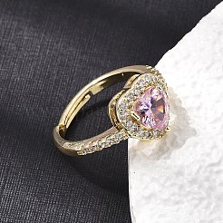 Polsini aperti in ottone con micro pavé di zirconi&nbsp;CU-CBA5C10-04G