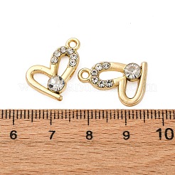 Pendentifs en alliage avec strass&nbsp;PALLOY-S052-01G-B