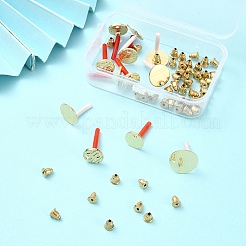 4 pendiente de hierro con 4 pendientes de aleación con 2 pendientes de hierro con 2 pendientes de aleación con 50 tuercas de hierro.&nbsp;FIND-YW0005-48