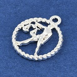 Pendentifs en alliage à douze constellations&nbsp;PALLOY-Q006-01K-S