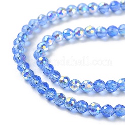 Trasparenti perle di vetro placca fili&nbsp;GLAA-Q099-B01-02