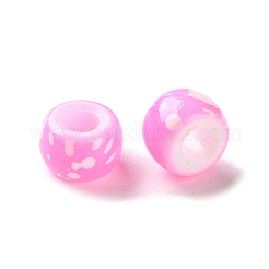 Perles européennes en plastique ABS peintes au pistolet&nbsp;KY-G033-01A-03